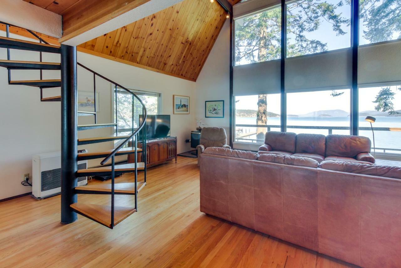 Lopez Island Hunter Bay Waterfront Home Eksteriør billede