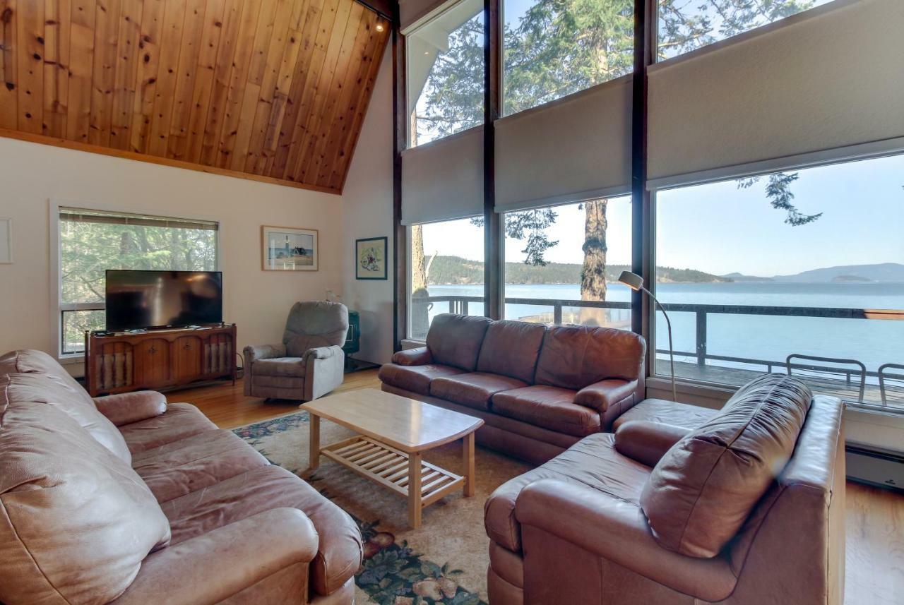 Lopez Island Hunter Bay Waterfront Home Eksteriør billede