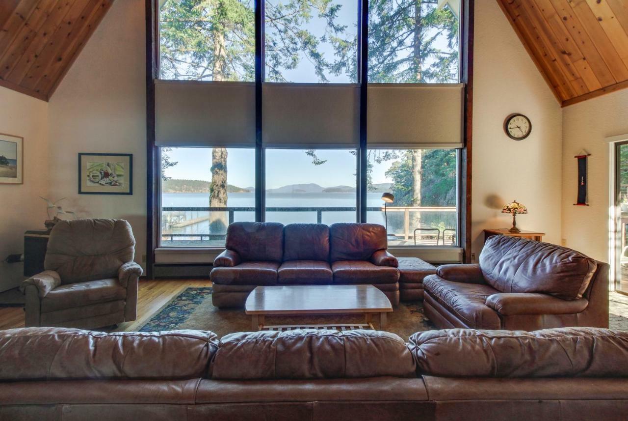 Lopez Island Hunter Bay Waterfront Home Eksteriør billede